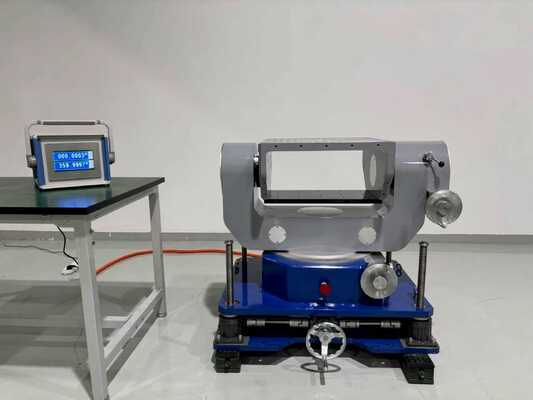 購入 二軸手動回転台 静的姿勢シミュレーション 慣性校正装置 オンライン製造